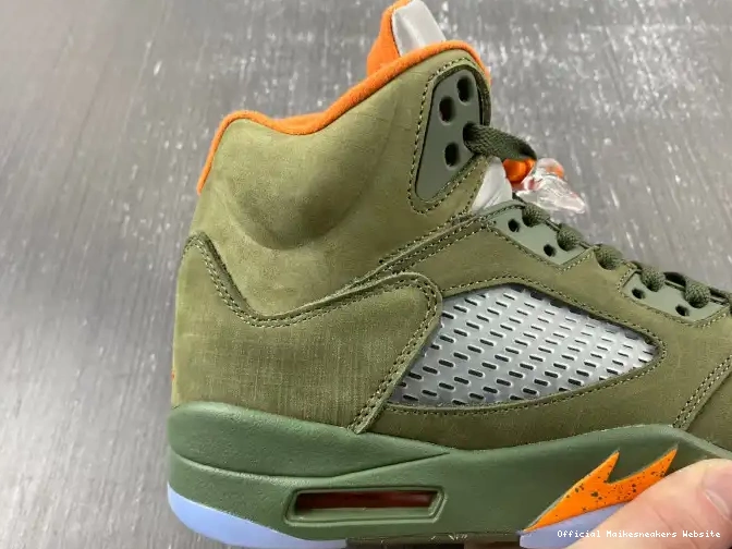 Official Maikesneakers Olive Jordan 5 DD0587-308 Air 0518